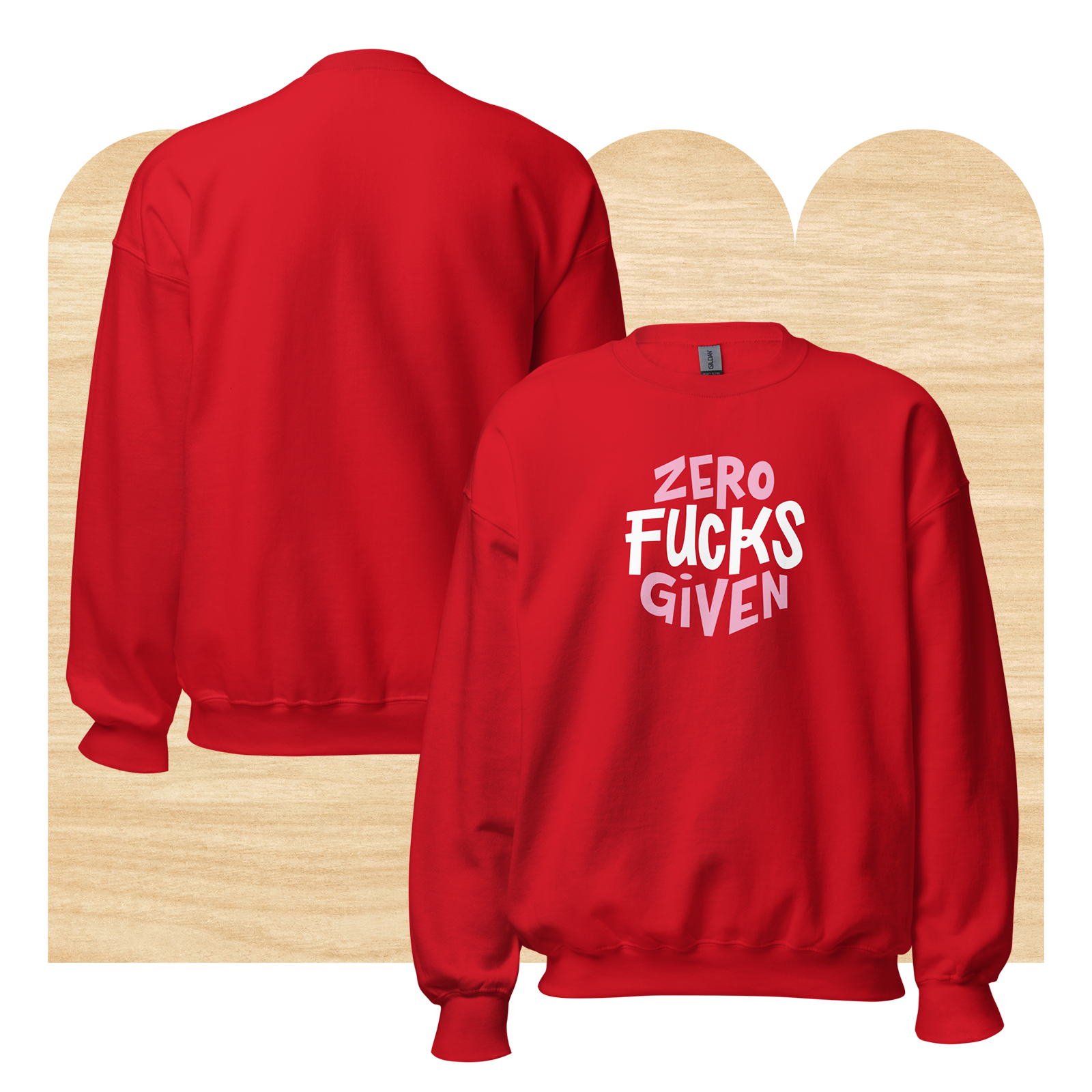 Zero Fucks Given Sweater by Good Things