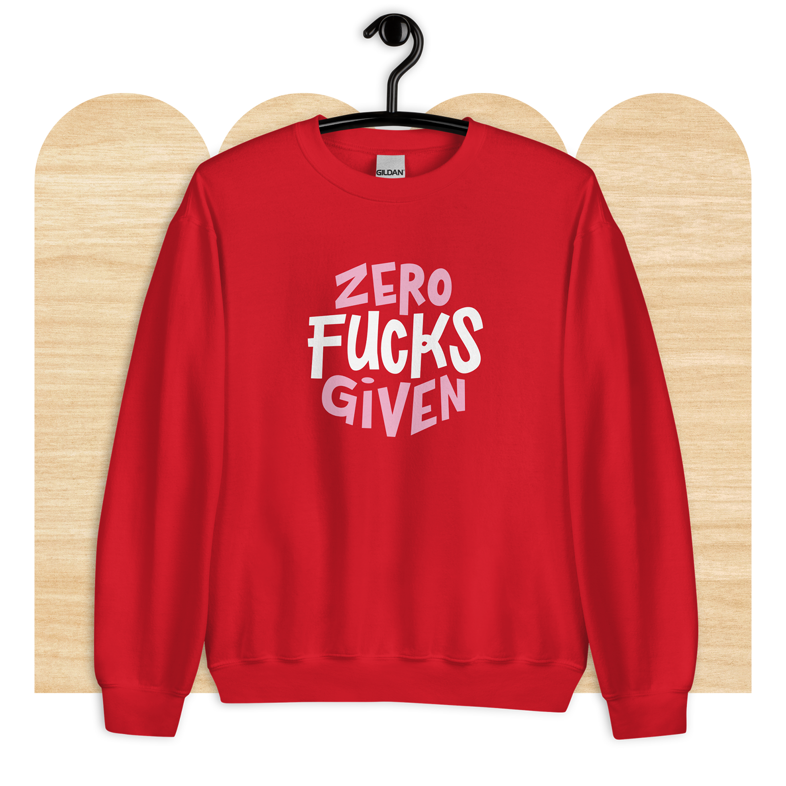 Zero Fucks Given Sweater by Good Things