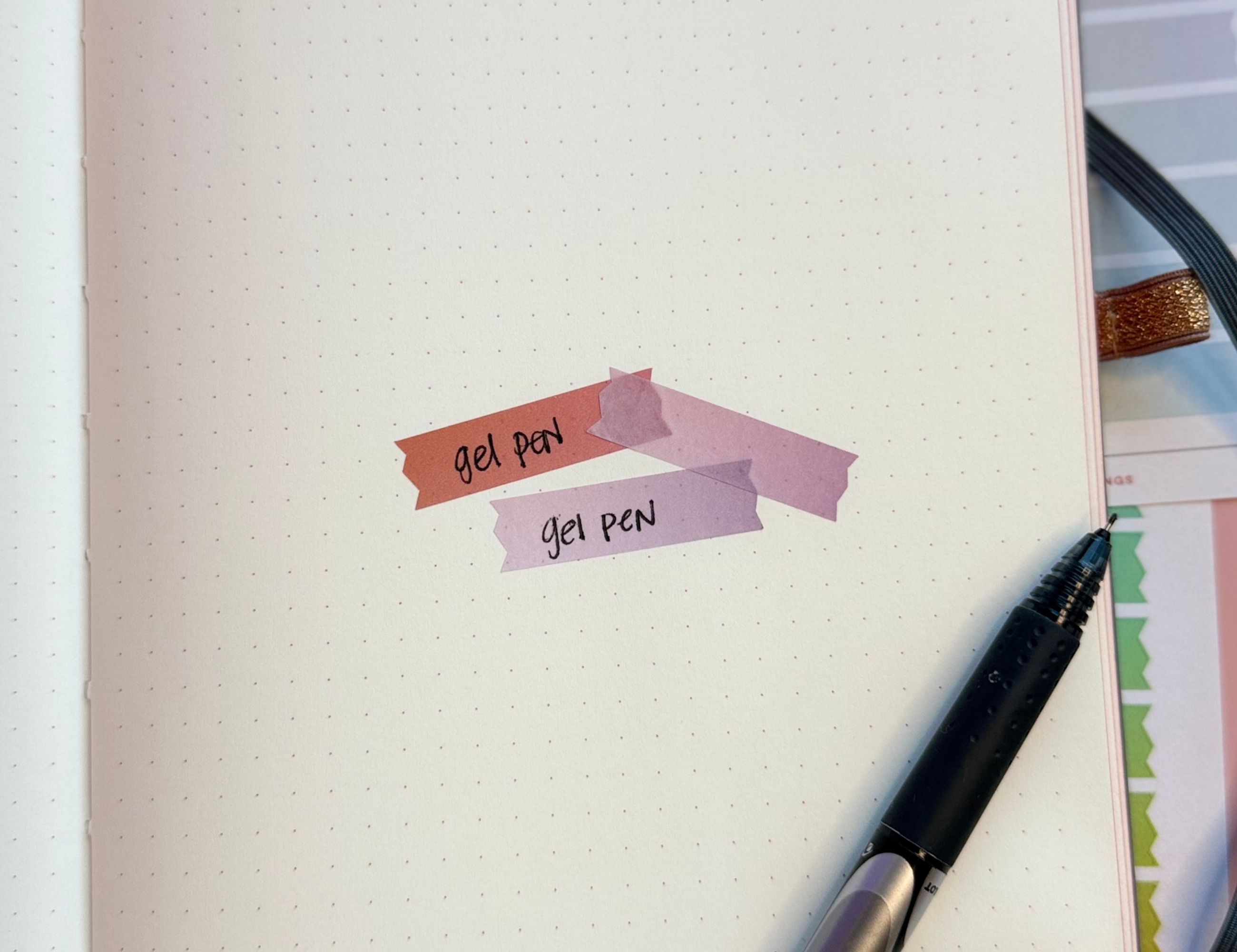 Gradient Washi Tape Strips Sticker Sheet