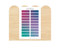 Gradient Washi Tape Strips Sticker Sheet