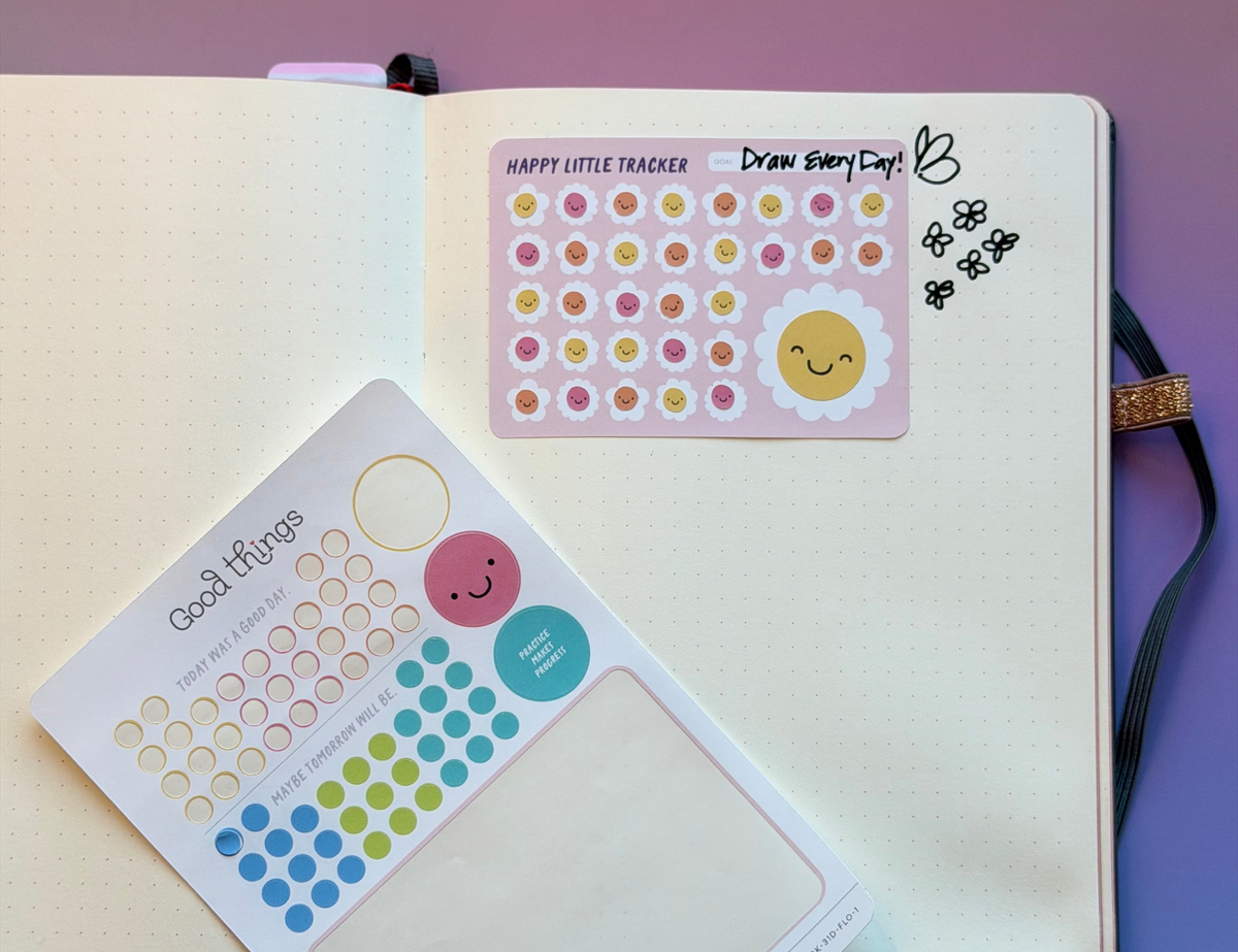 Goal Tracker Sticker - Happy Little Sticker