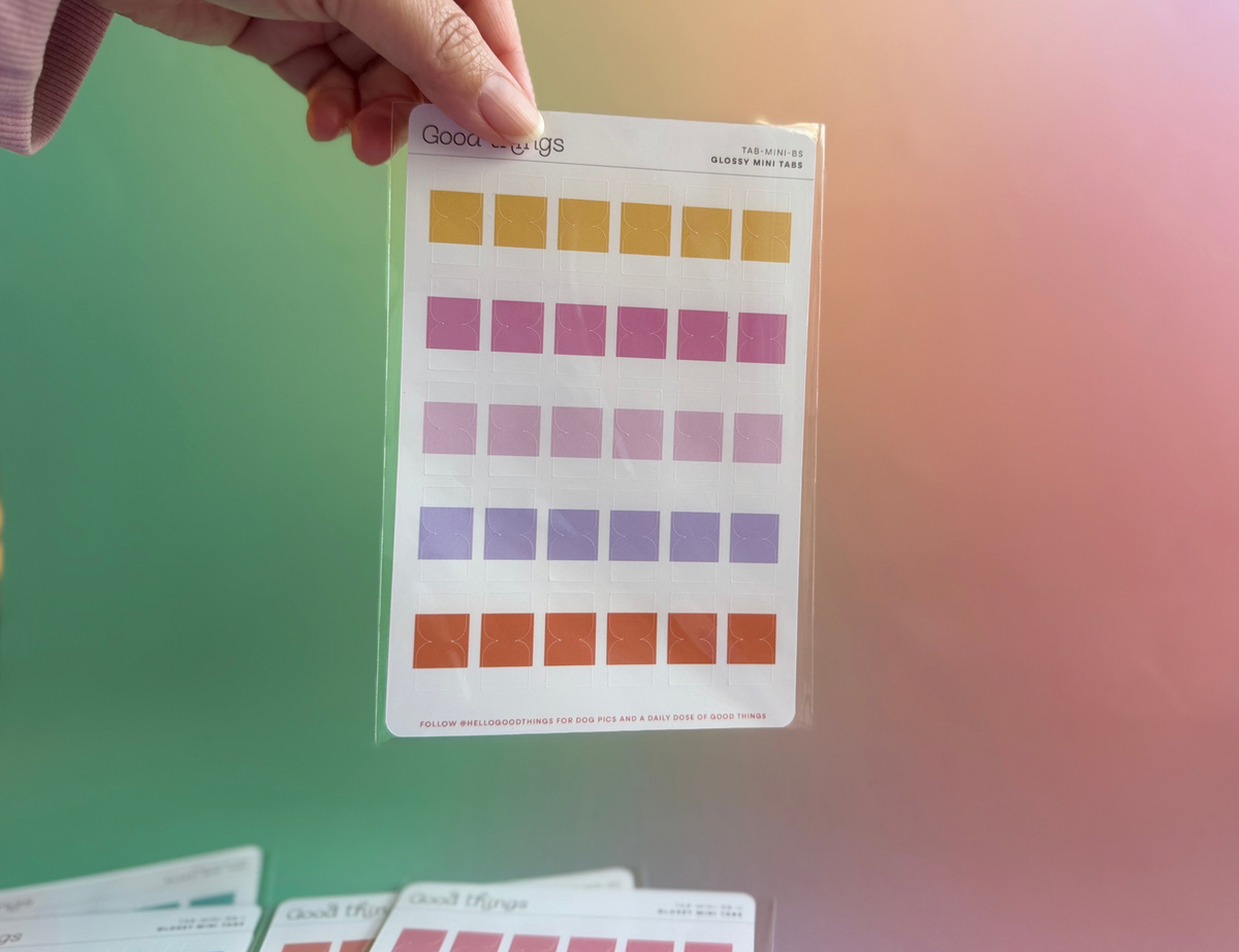Mini Index Tab Stickers