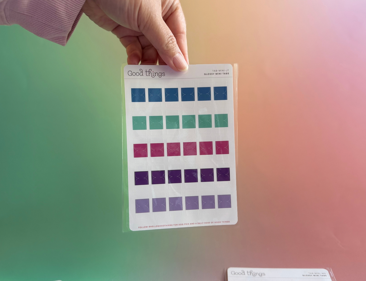 Mini Index Tab Stickers