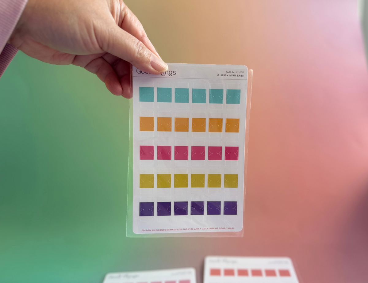 Mini Index Tab Stickers