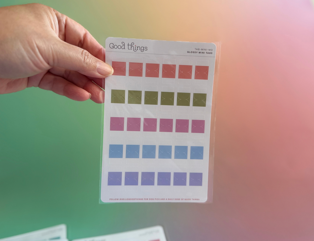 Mini Index Tab Stickers