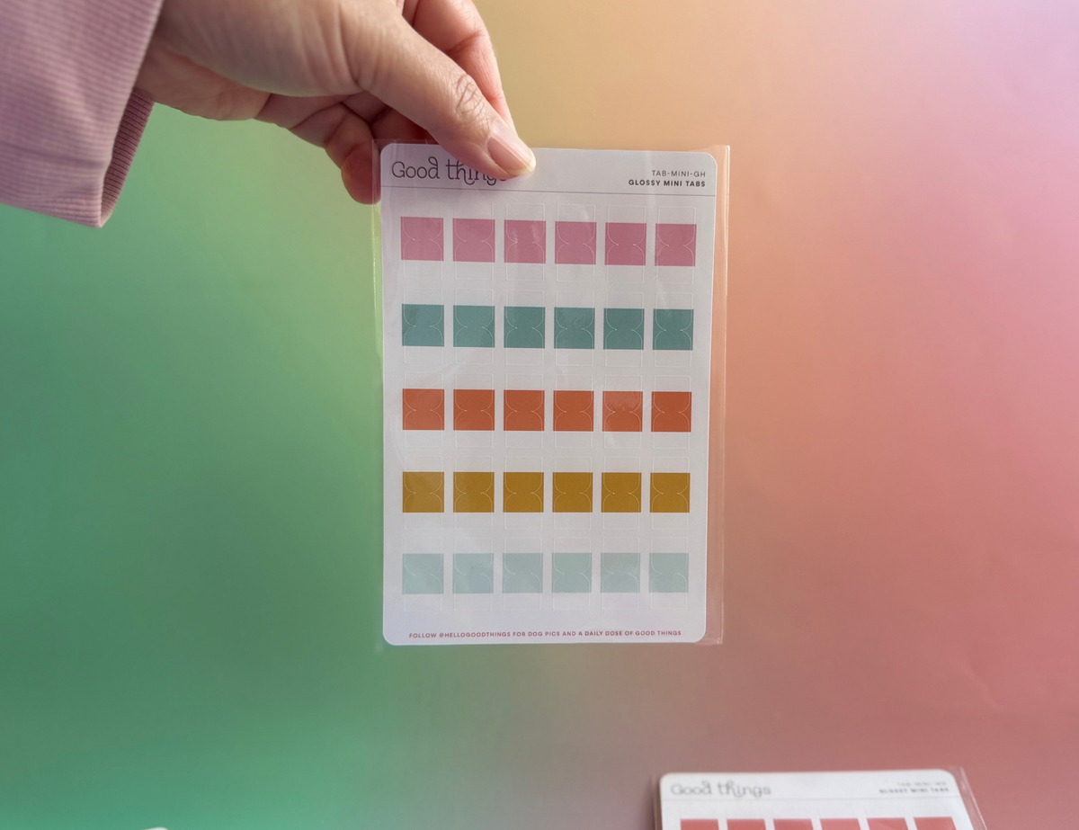 Mini Index Tab Stickers