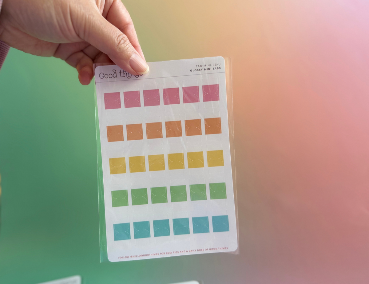 Mini Index Tab Stickers