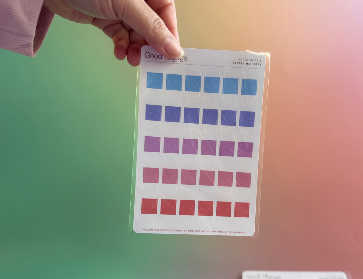 Mini Index Tab Stickers