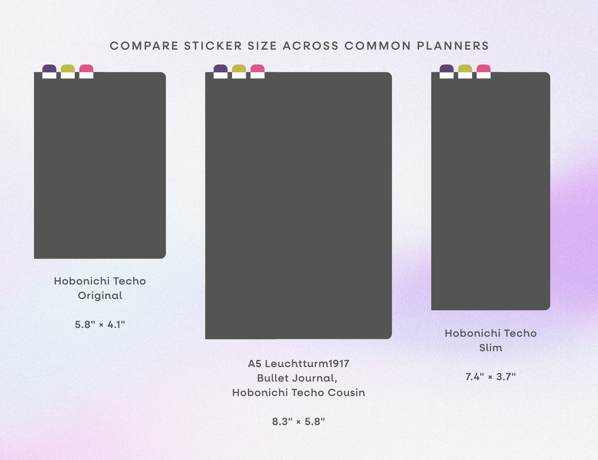 Mini Index Tab Stickers