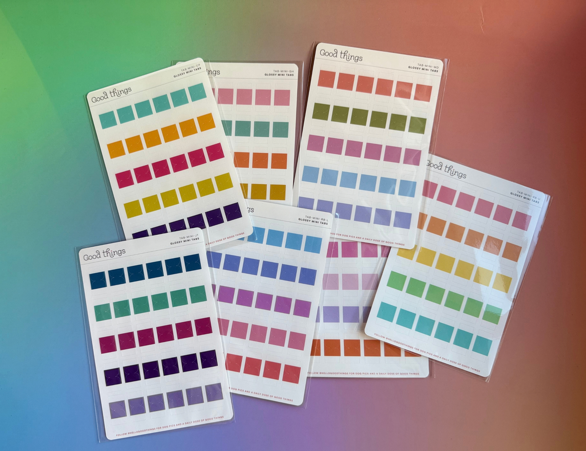 Mini Index Tab Stickers