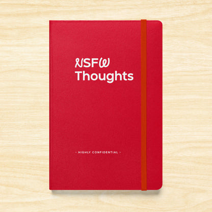 NSFW Thoughts Hardcover bound notebook