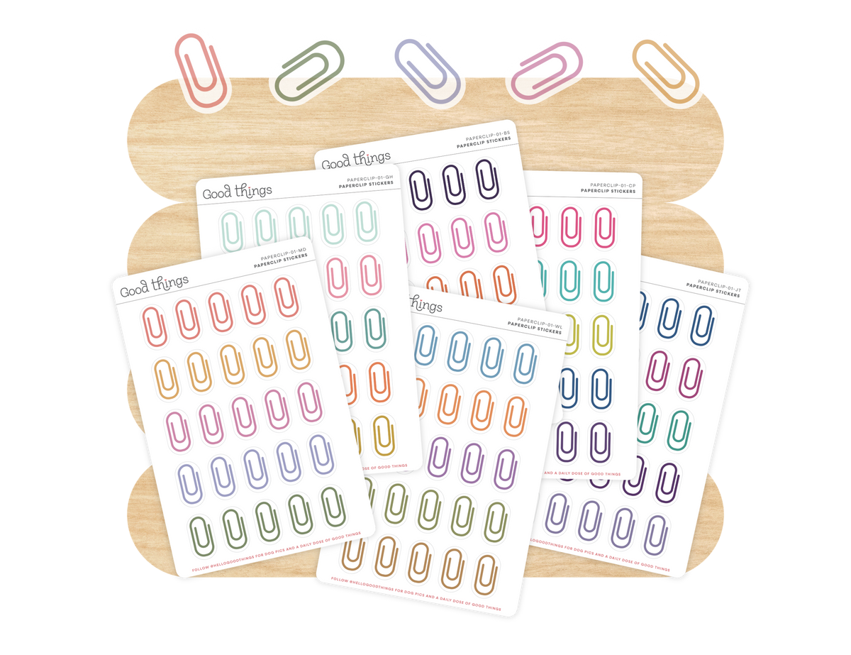 Paperclip Washi Stickers