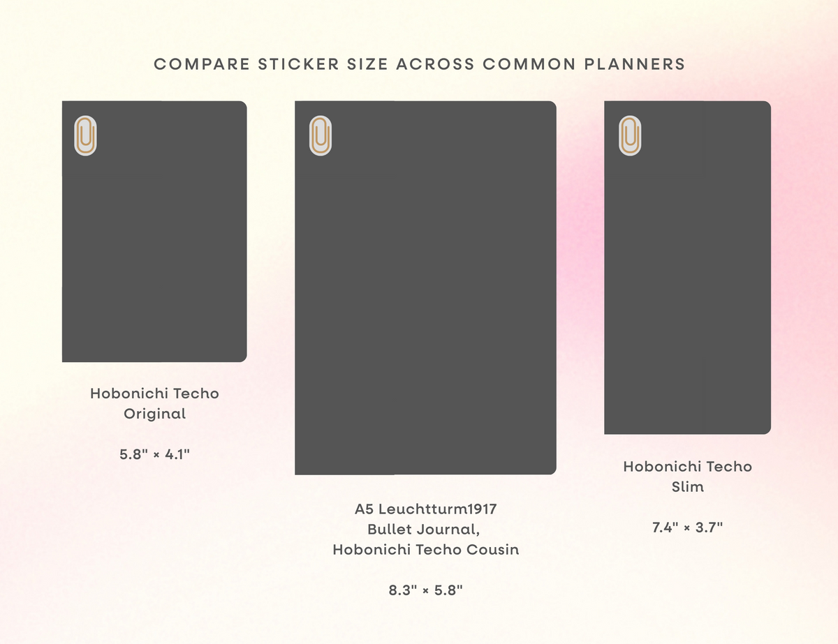 Paperclip Washi Stickers