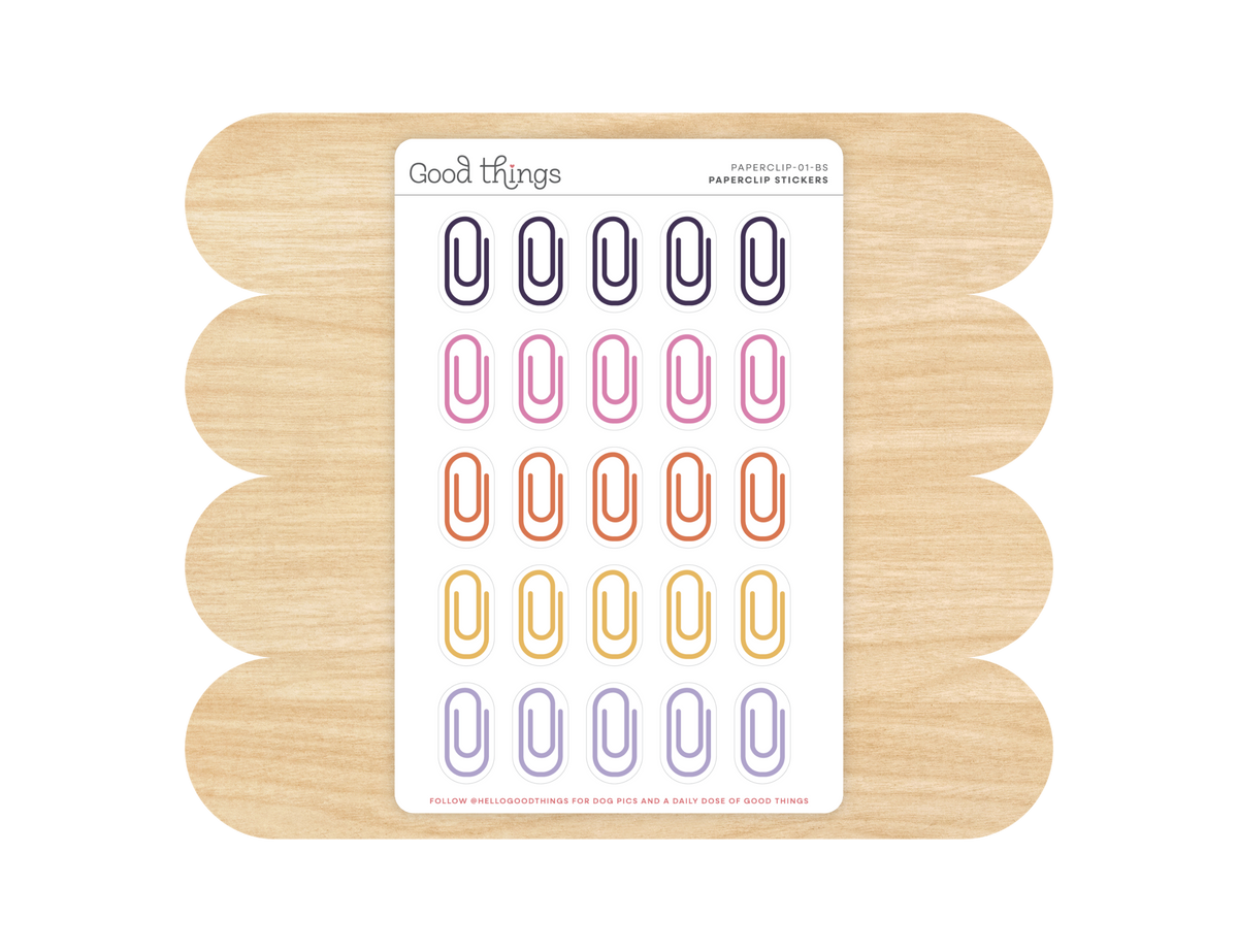 Paperclip Washi Stickers