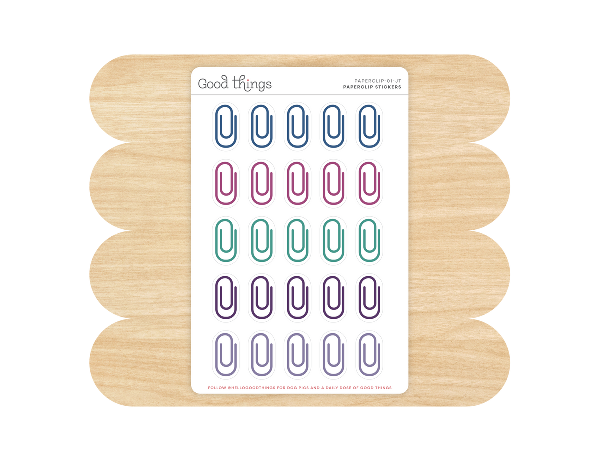 Paperclip Washi Stickers