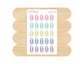 Paperclip Washi Stickers