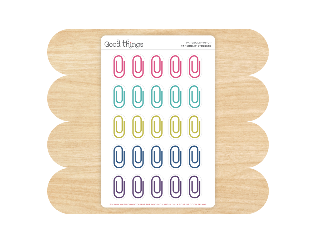 Paperclip Washi Stickers
