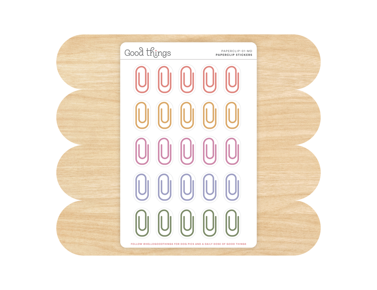 Paperclip Washi Stickers