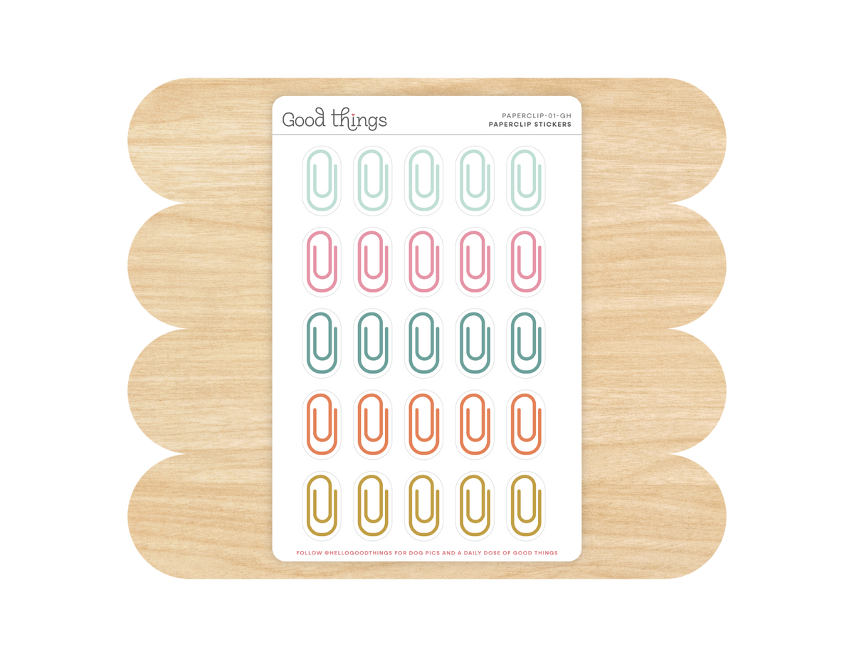 Paperclip Washi Stickers