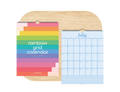 2026-2027 Rainbow Grid Wall Calendar