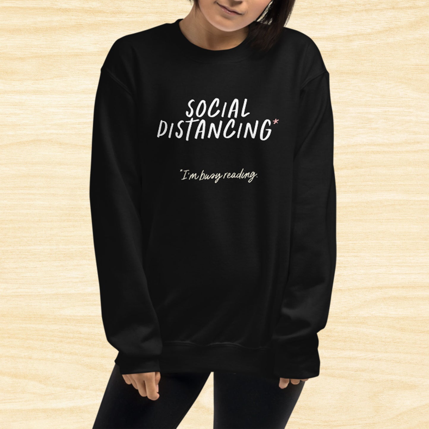 Social Distancing Reading Sweatshirt