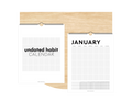 Habit Tracker Undated Wall Calendar