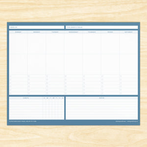 Simply Weekly Notepad (Serenity Blue)