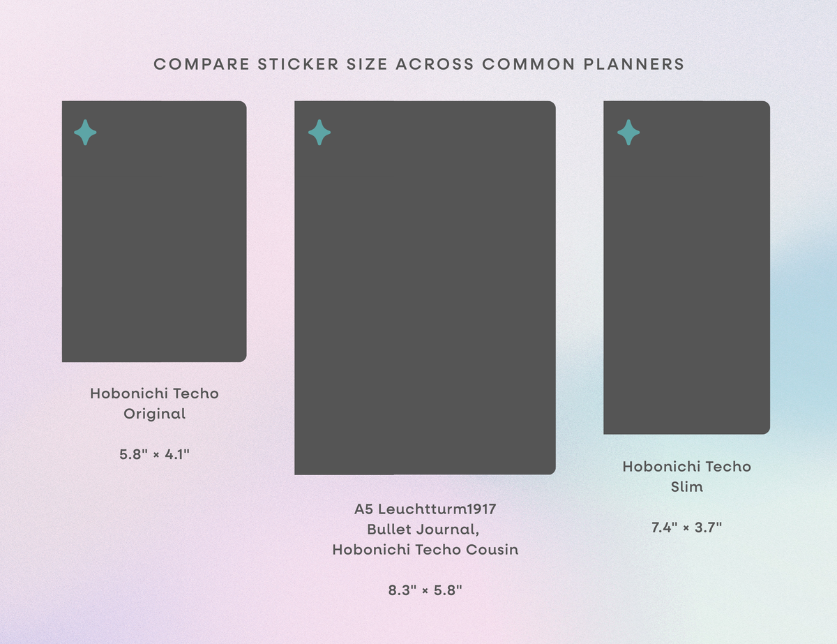 Sparkle Washi Stickers