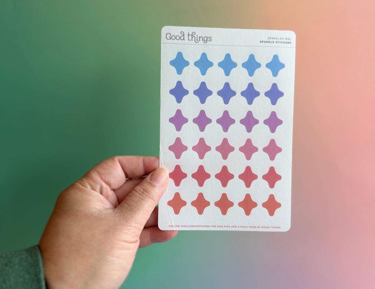Sparkle Washi Stickers