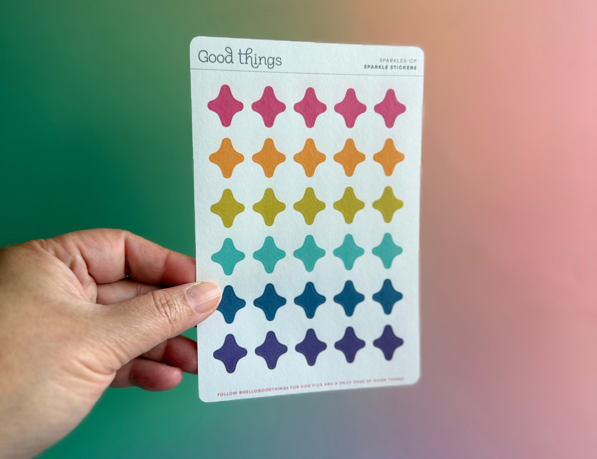 Sparkle Washi Stickers