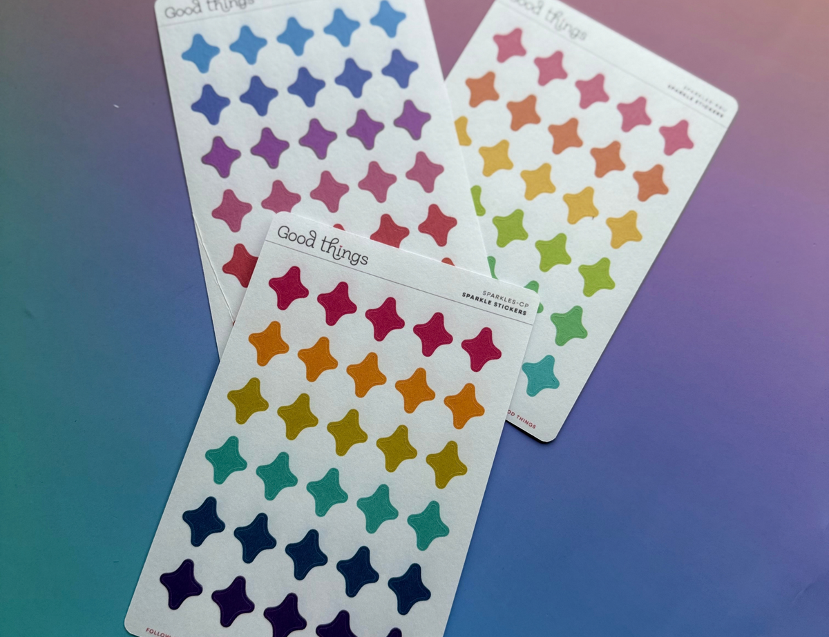 Sparkle Washi Stickers