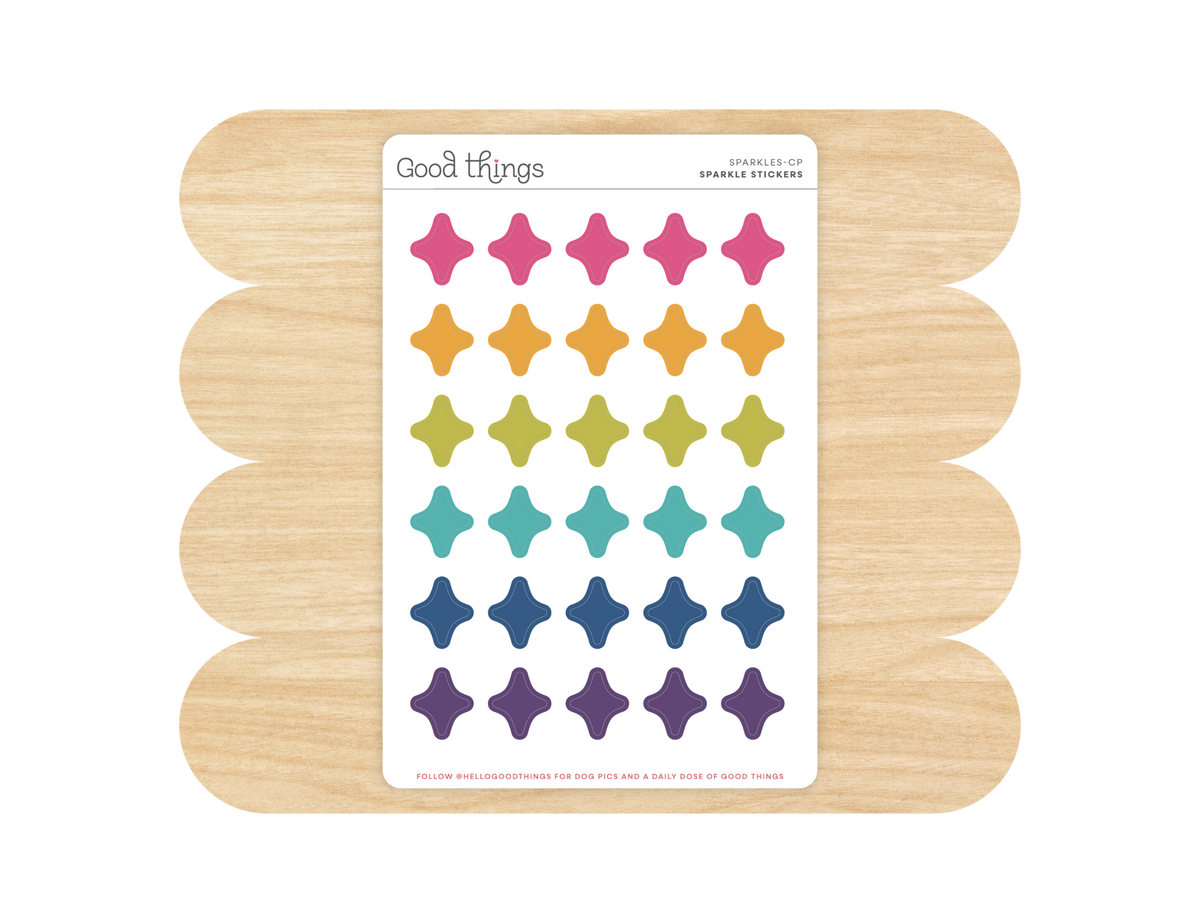 Sparkle Washi Stickers