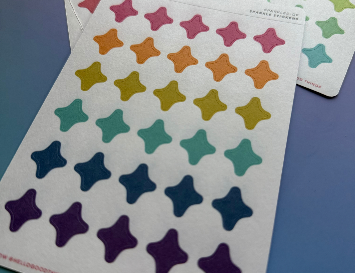 Sparkle Washi Stickers