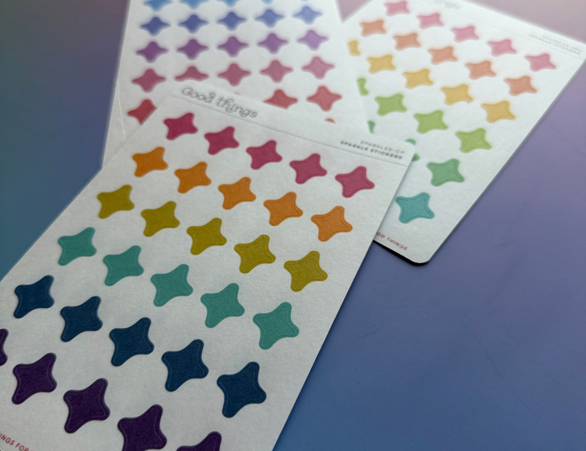 Sparkle Washi Stickers