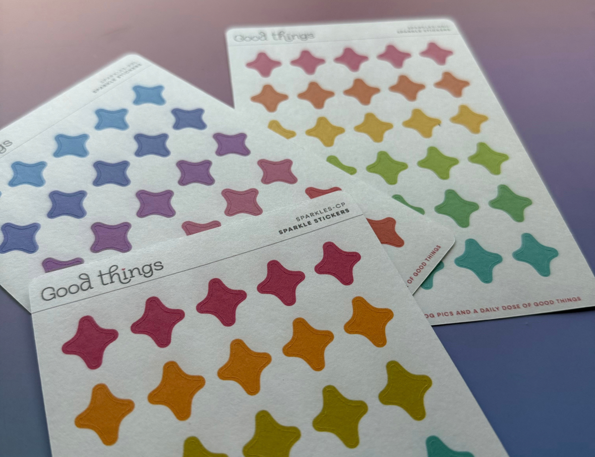 Sparkle Washi Stickers