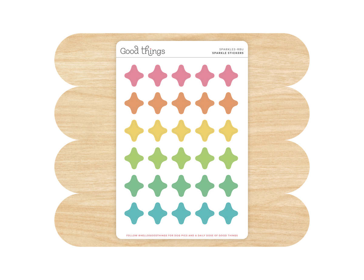 Sparkle Washi Stickers