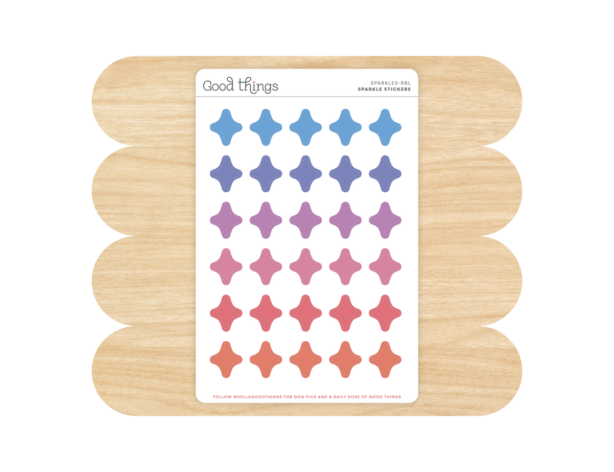Sparkle Washi Stickers