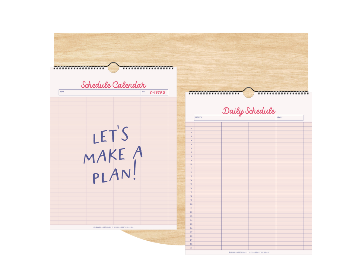 Guest Check Undated Wall Calendar