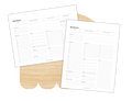Daily Schedule Printable (Letter, A4)