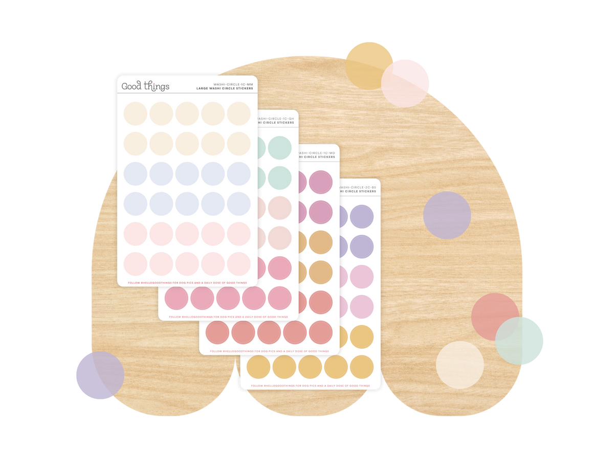 Circle Washi Stickers