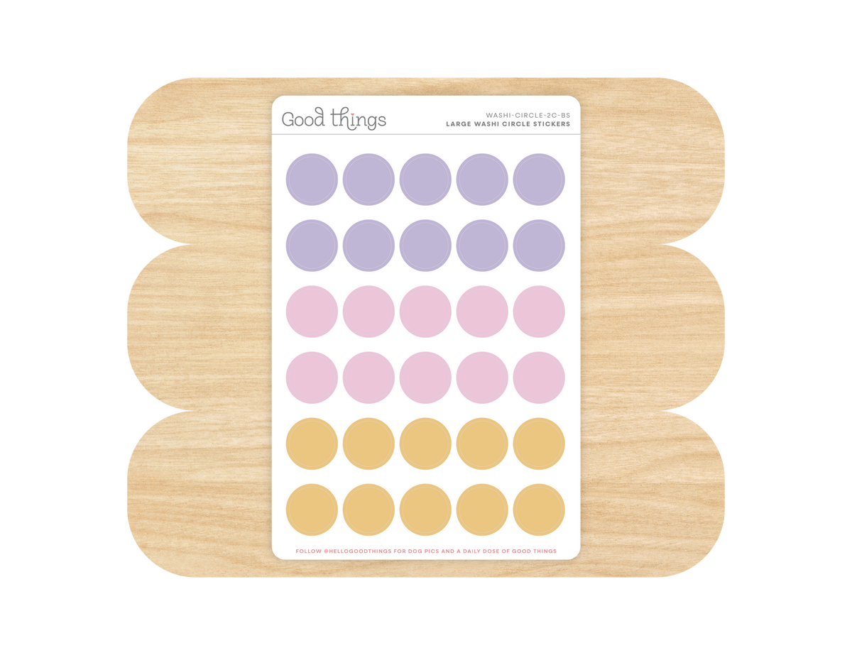 Circle Washi Stickers