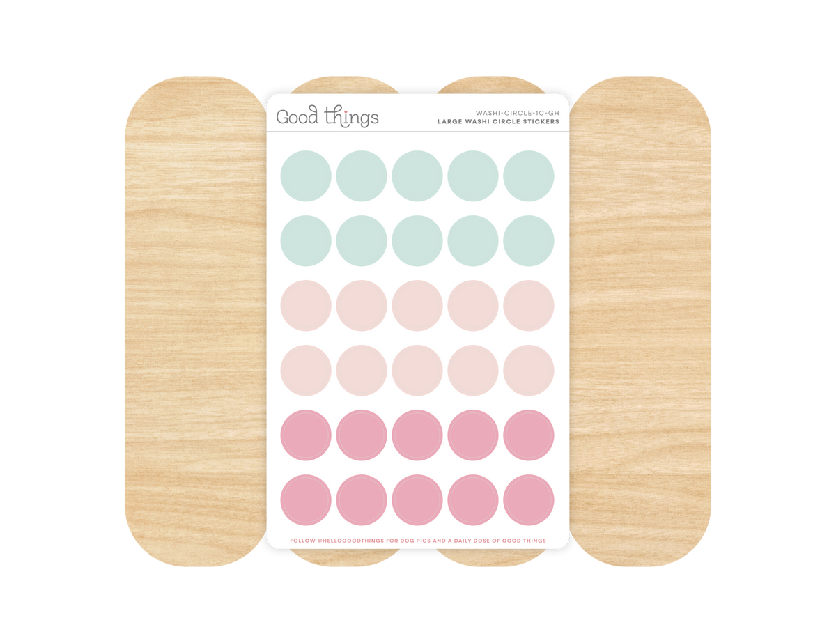 Circle Washi Stickers