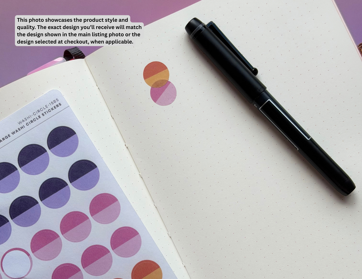 Circle Washi Stickers
