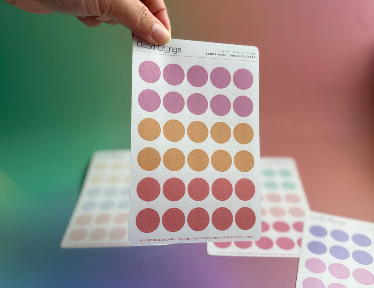 Circle Washi Stickers