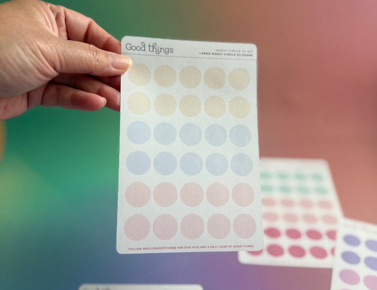 Circle Washi Stickers