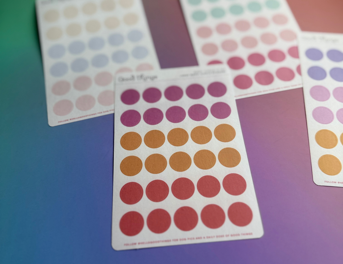 Circle Washi Stickers