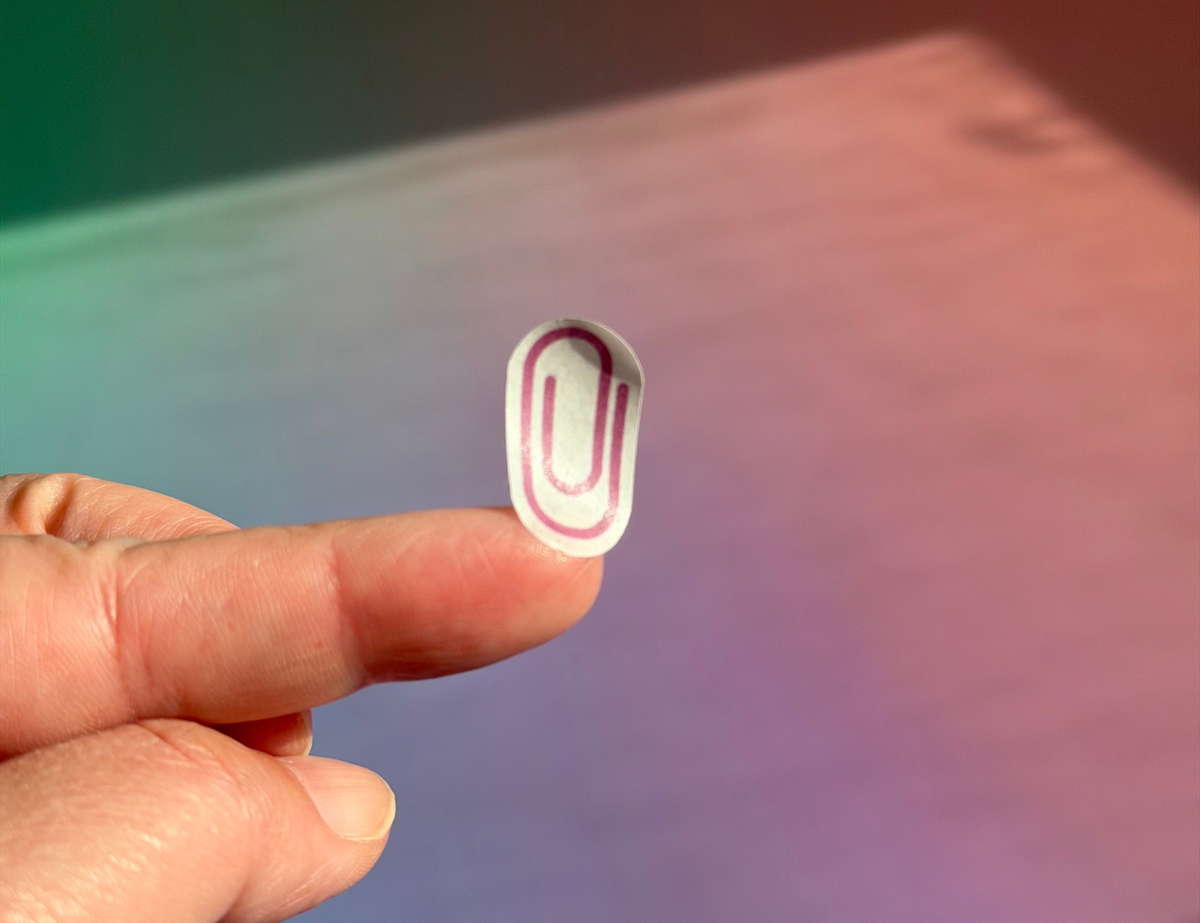 Paperclip Washi Stickers