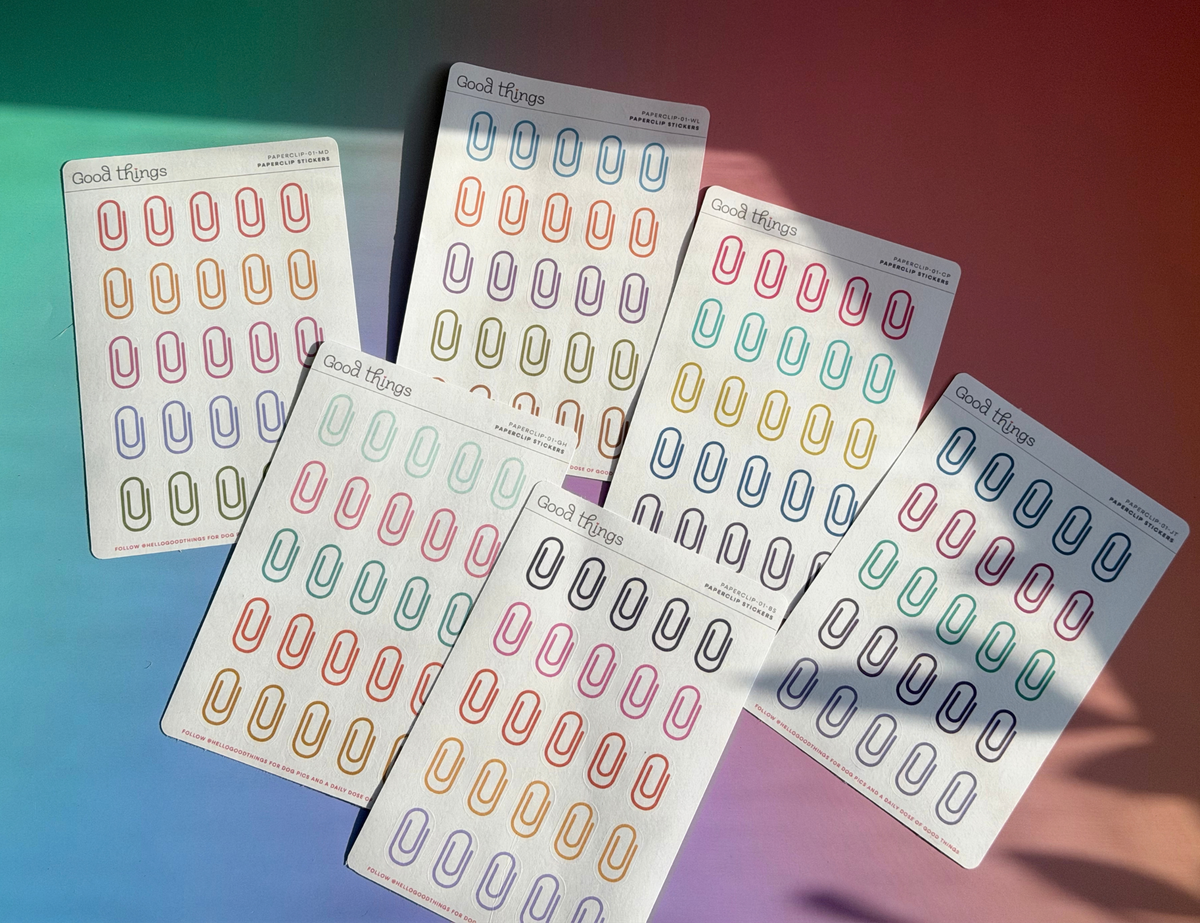 Paperclip Washi Stickers
