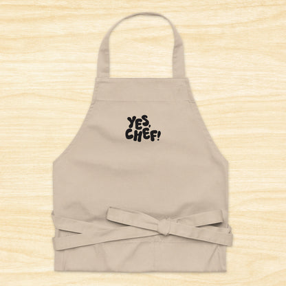 Yes, Chef! Cotton Apron (Natural)