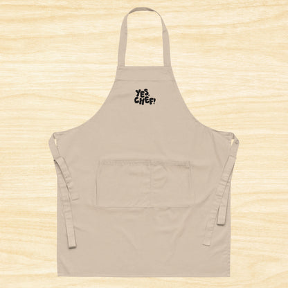 Yes, Chef! Cotton Apron (Natural)